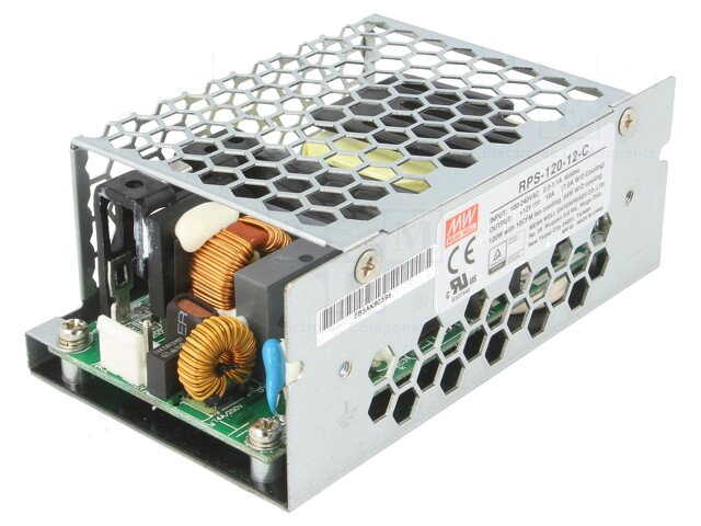 Voedingseenheid: schakelende; open; 120W; 113÷370VDC; 80÷264VAC Voedingseenheid: schakelende; open; 120W; 113÷370VDC; 80÷264VAC